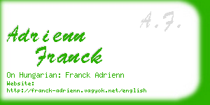 adrienn franck business card